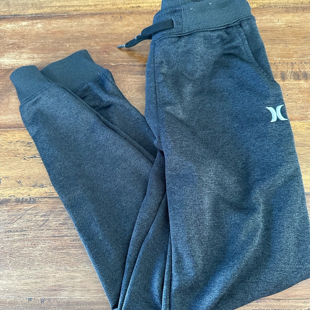 Boys Hurley Sweatpants M (10/12) Dark Gray H2O-Dri tech